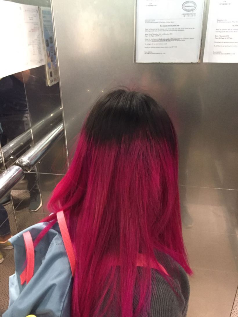 Pink Hair Bon Voyage Bon Courage